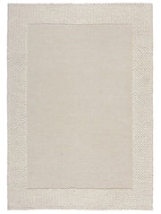 Dywan Rue Plait 200x290 cm z wełną beżowy