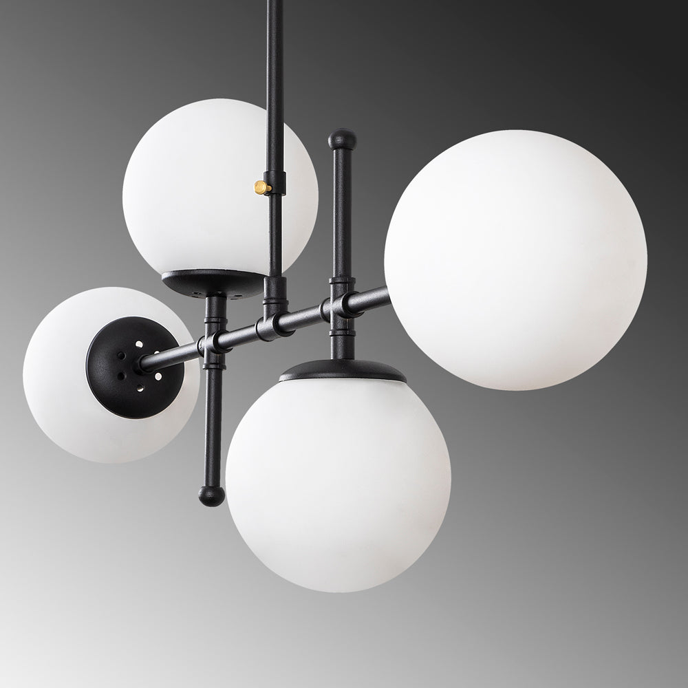 Lampa wisząca Tuiren x4 czarna