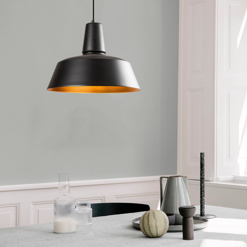 Lampa sufitowa Ardulace średnica 40 cm czarna