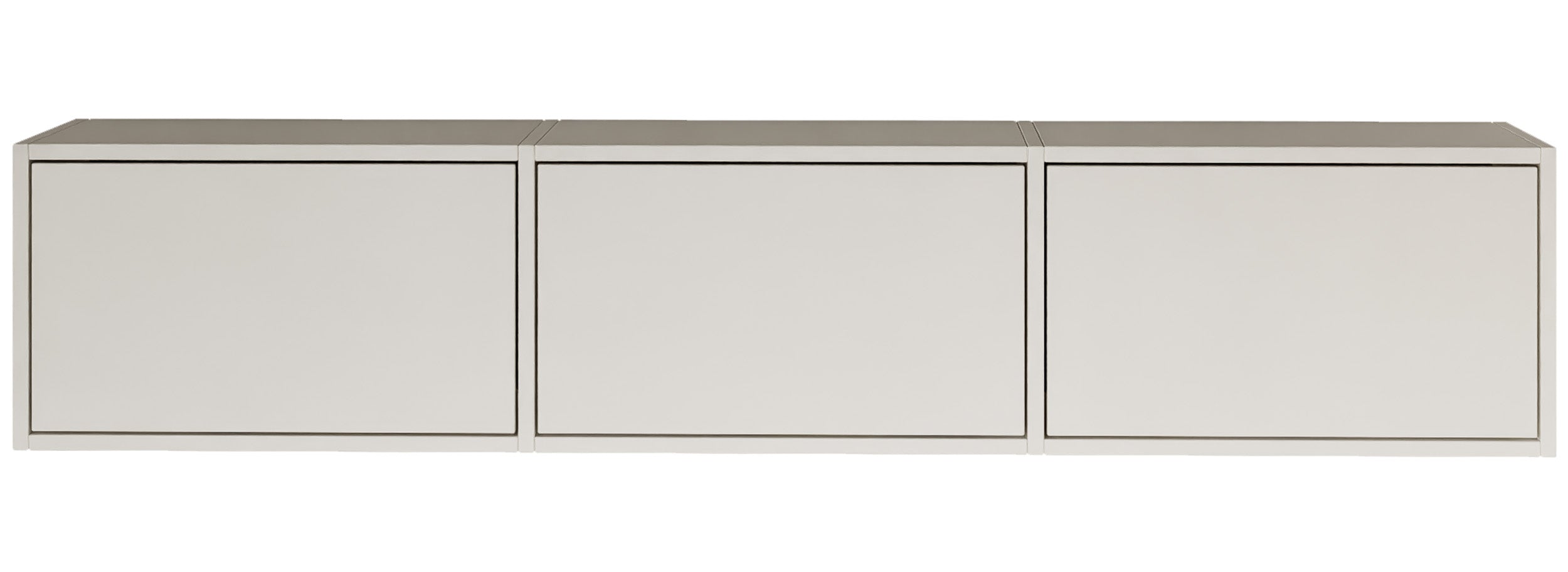 Szafka RTV Framme wisząca z trzema klapami 150 cm biała