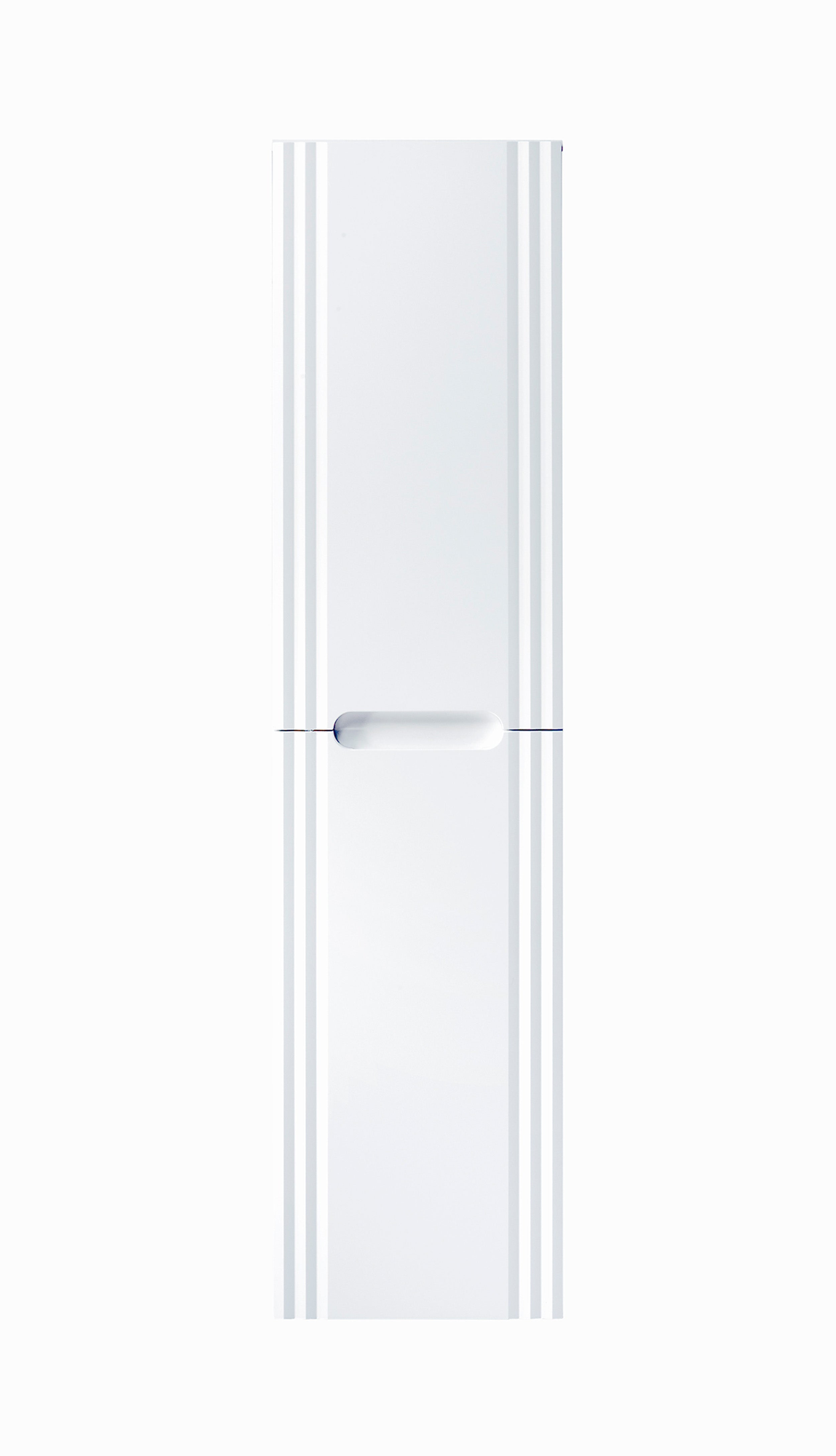 Szafka wisząca łazienkowa Bridner wysoka 40x166 cm biała