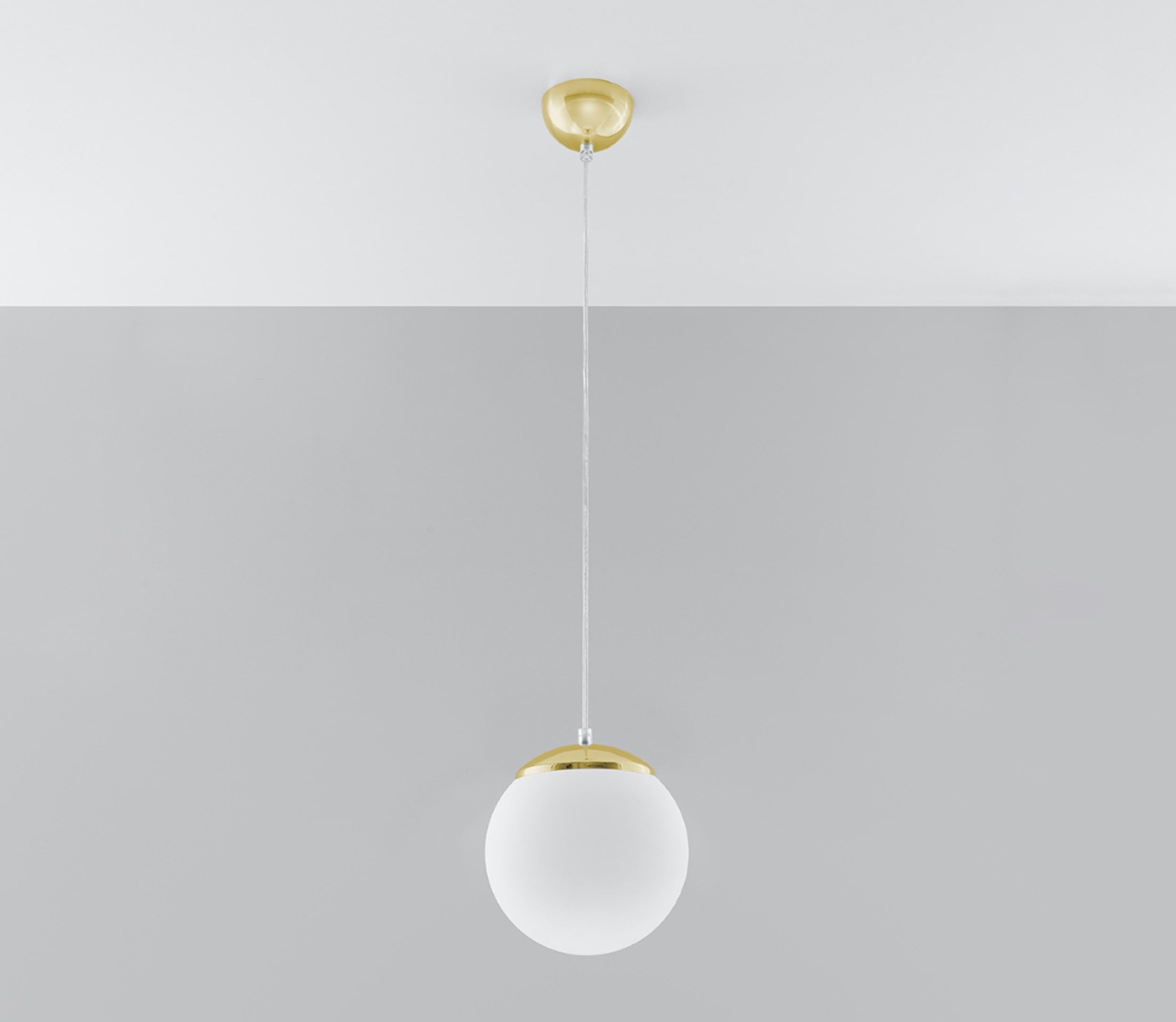 Lampa wisząca Blowly średnica 20 cm złota