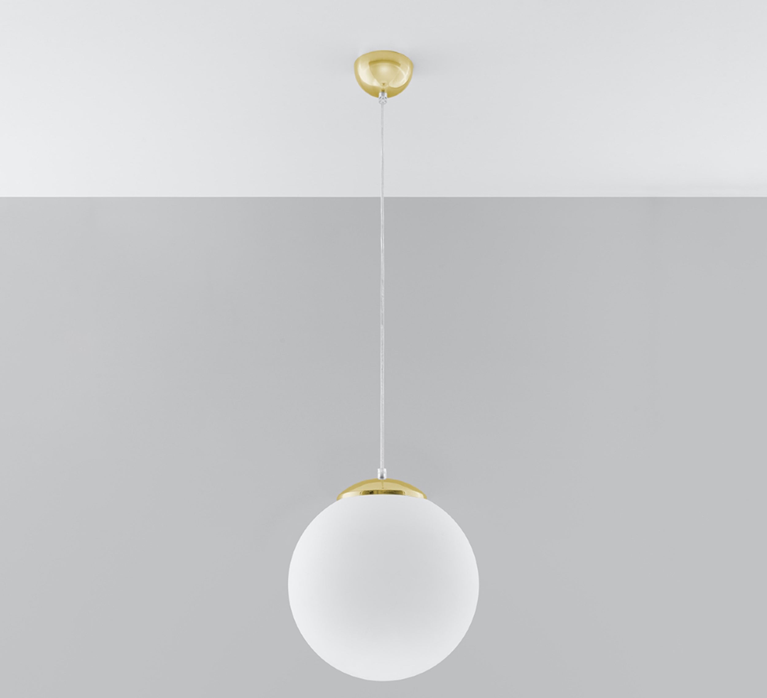 Lampa wisząca Blowly średnica 30 cm złota