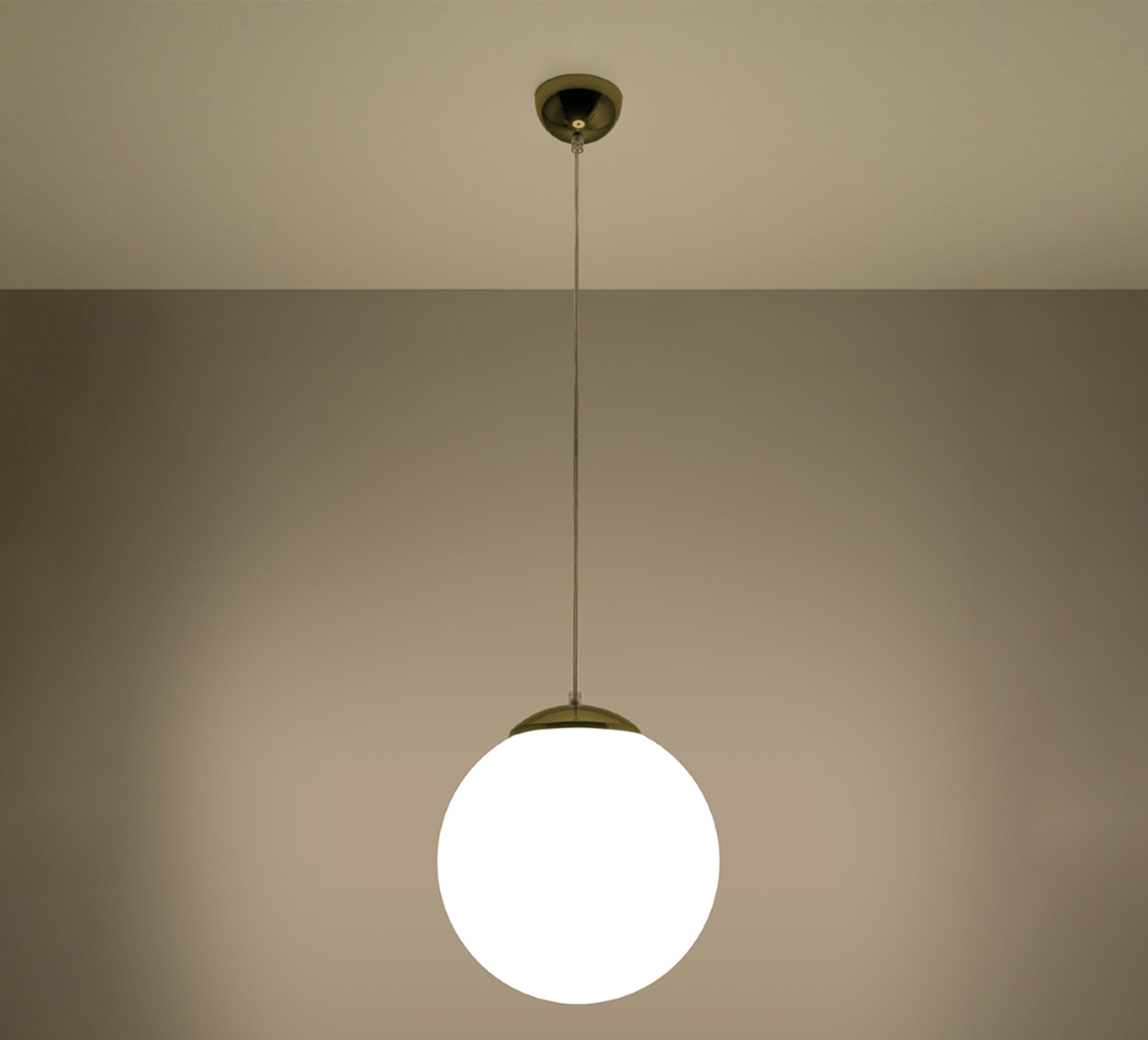 Lampa wisząca Blowly średnica 30 cm złota
