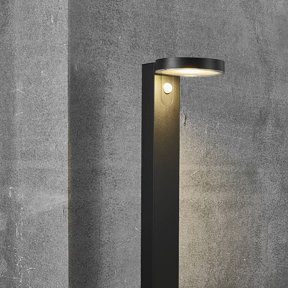 Lampa ogrodowa solarna Rica Round z czujnikiem ruchu okrągła
