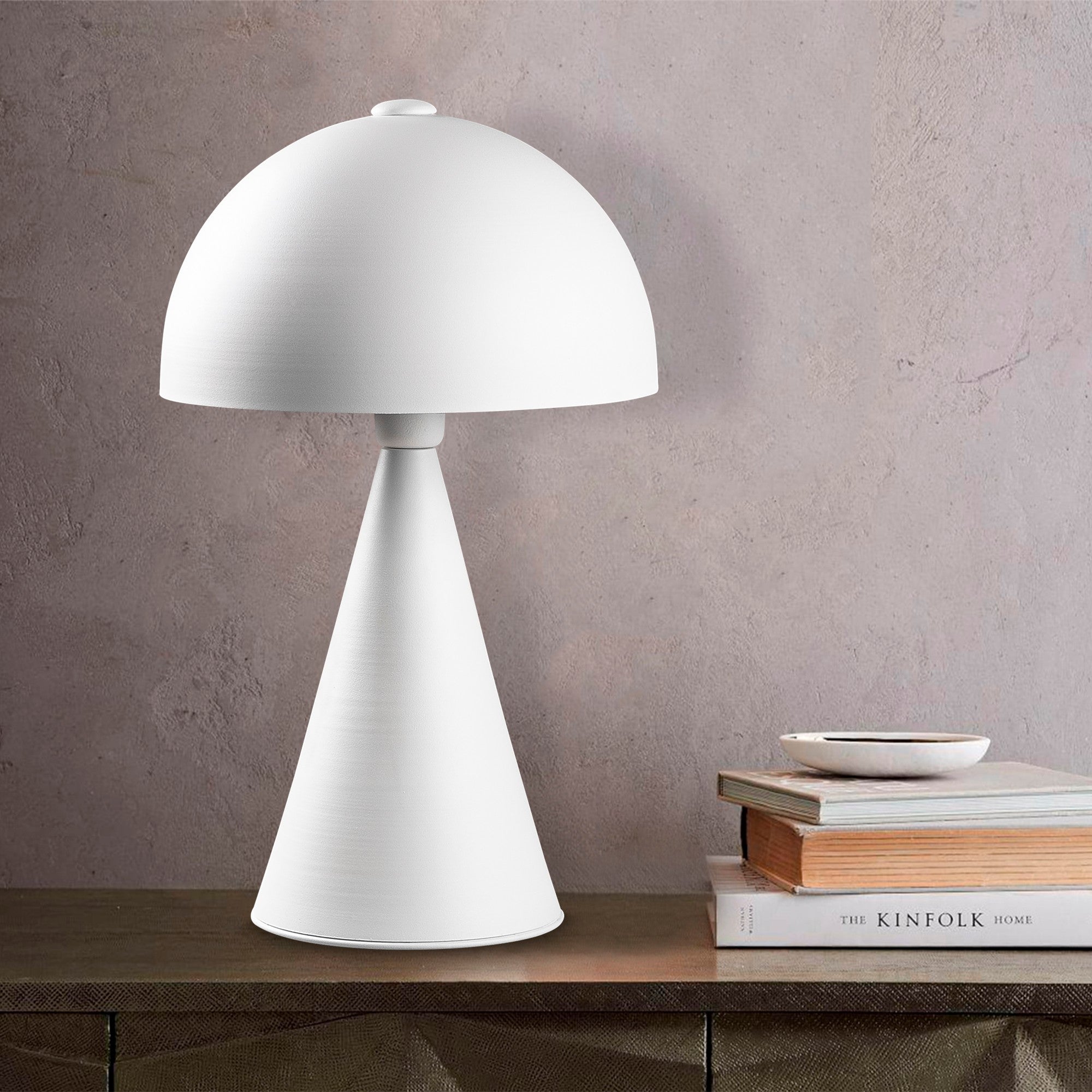 Lampa stołowa Excellada biała