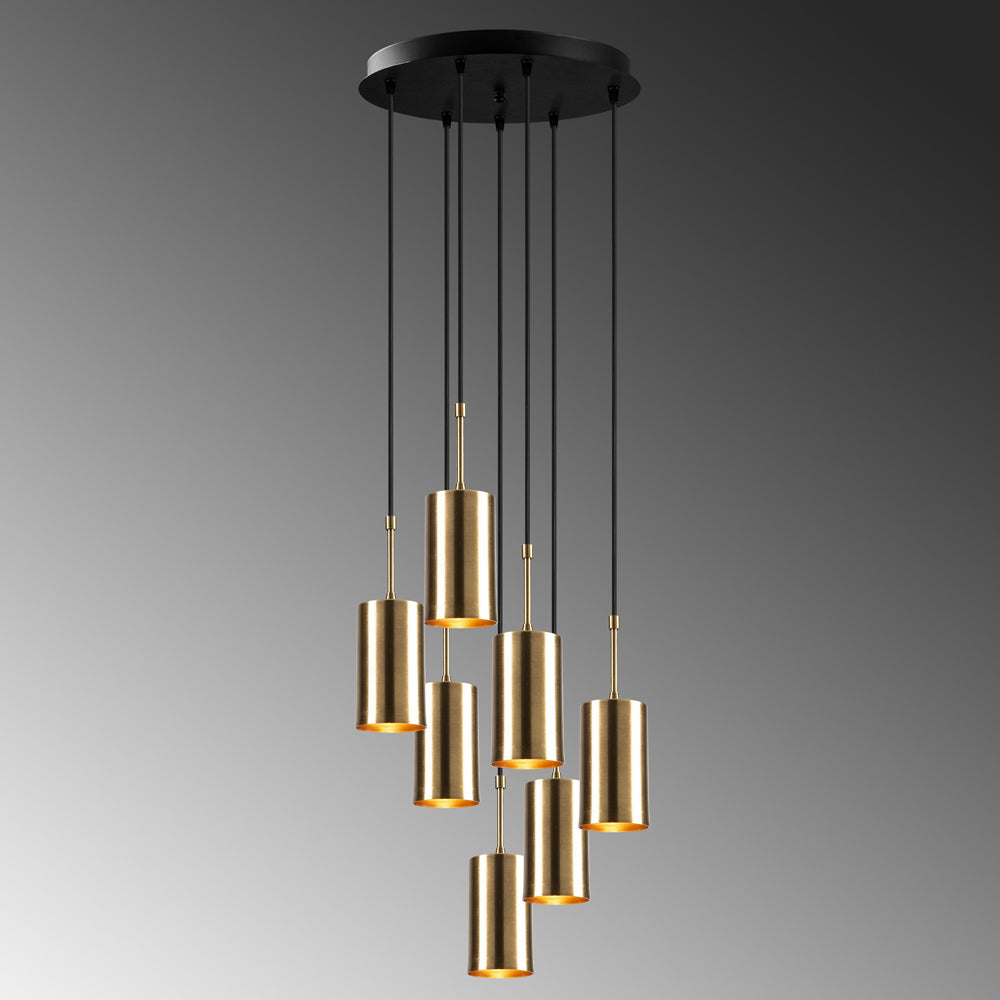 Lampa wisząca Daffnia kaskada x7