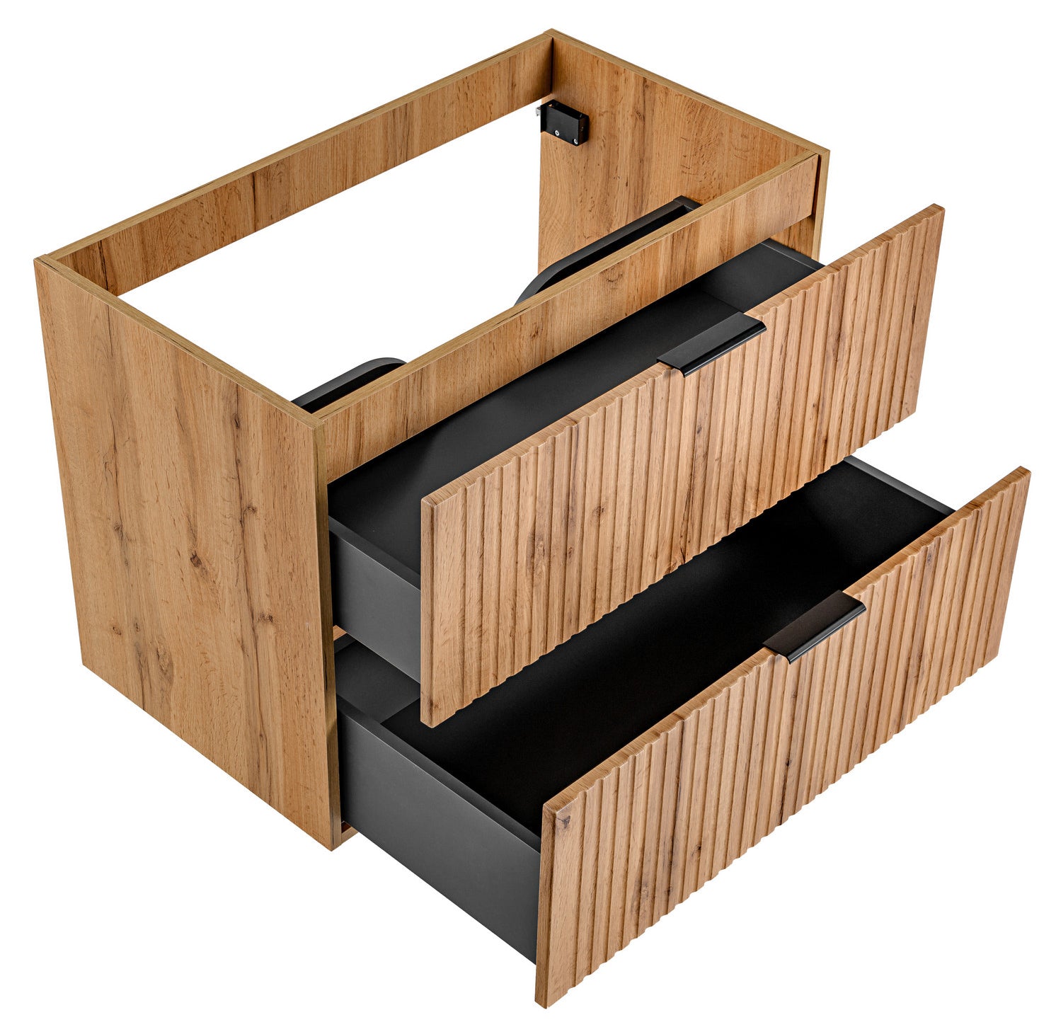 Szafka pod umywalkę Temirni 80 cm dąb wotan lamele