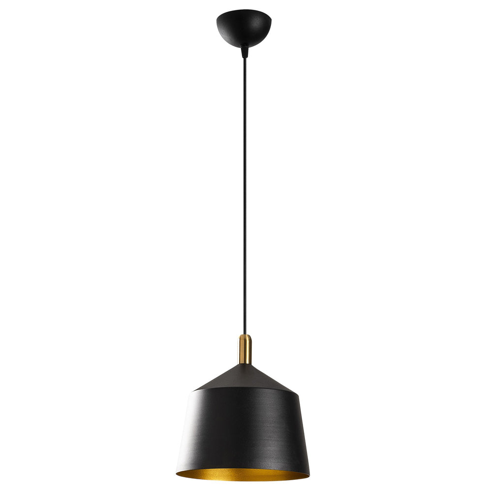 Lampa sufitowa Ardulace średnica 25 cm czarna/złota