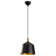 Lampa sufitowa Ardulace średnica 25 cm czarna/złota