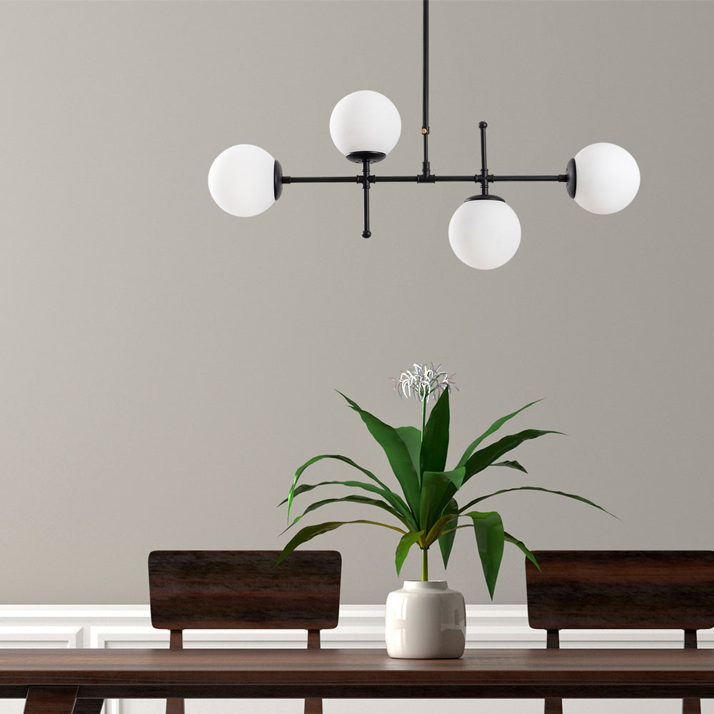Lampa wisząca Tuiren x4 czarna