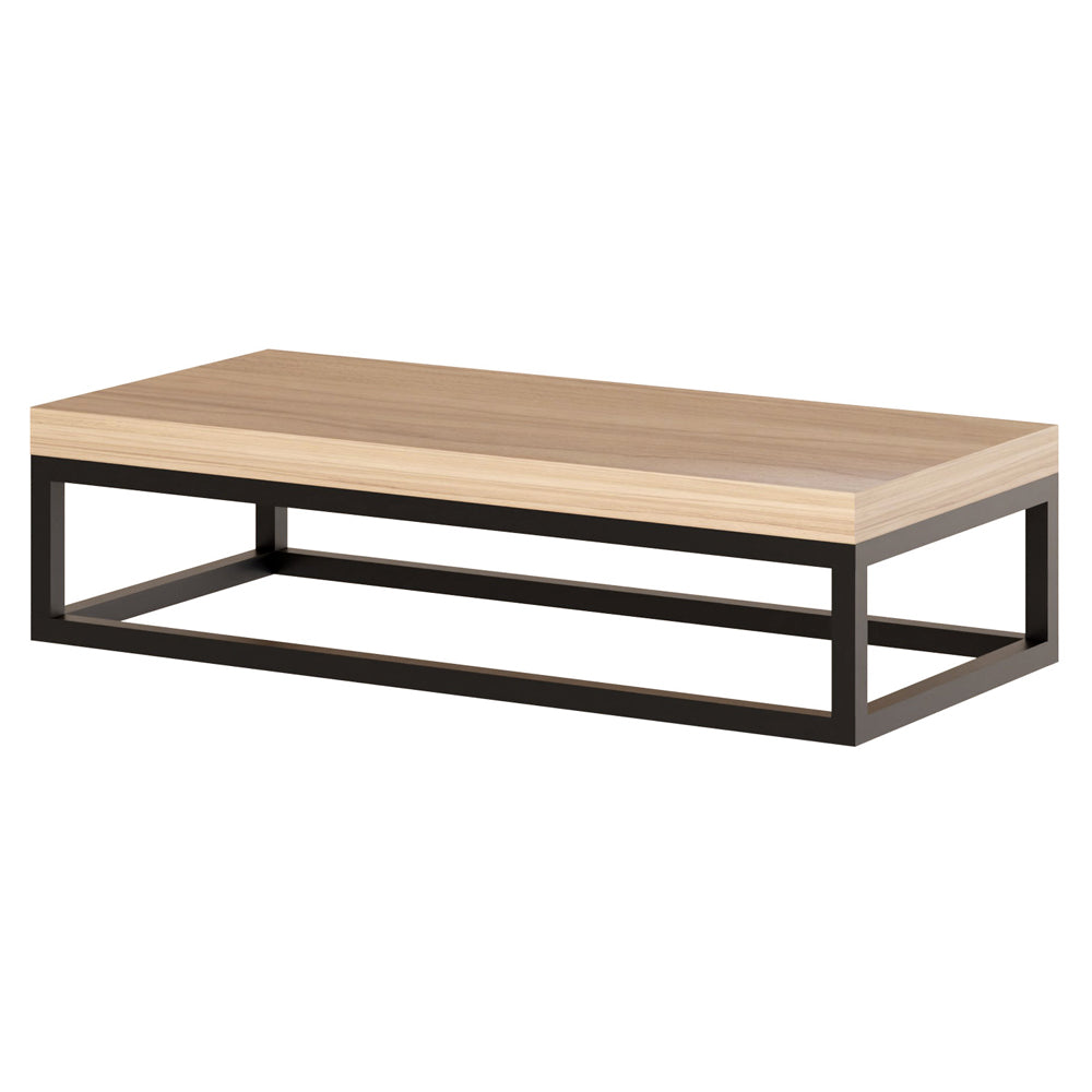 Szafka pod umywalkę Lunne wisząca z drążkiem na ręcznik czarna 43/75 cm