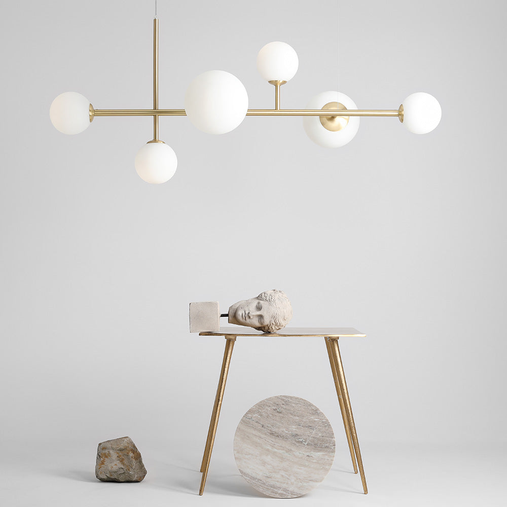 Lampa wisząca Sailleve x6 złota