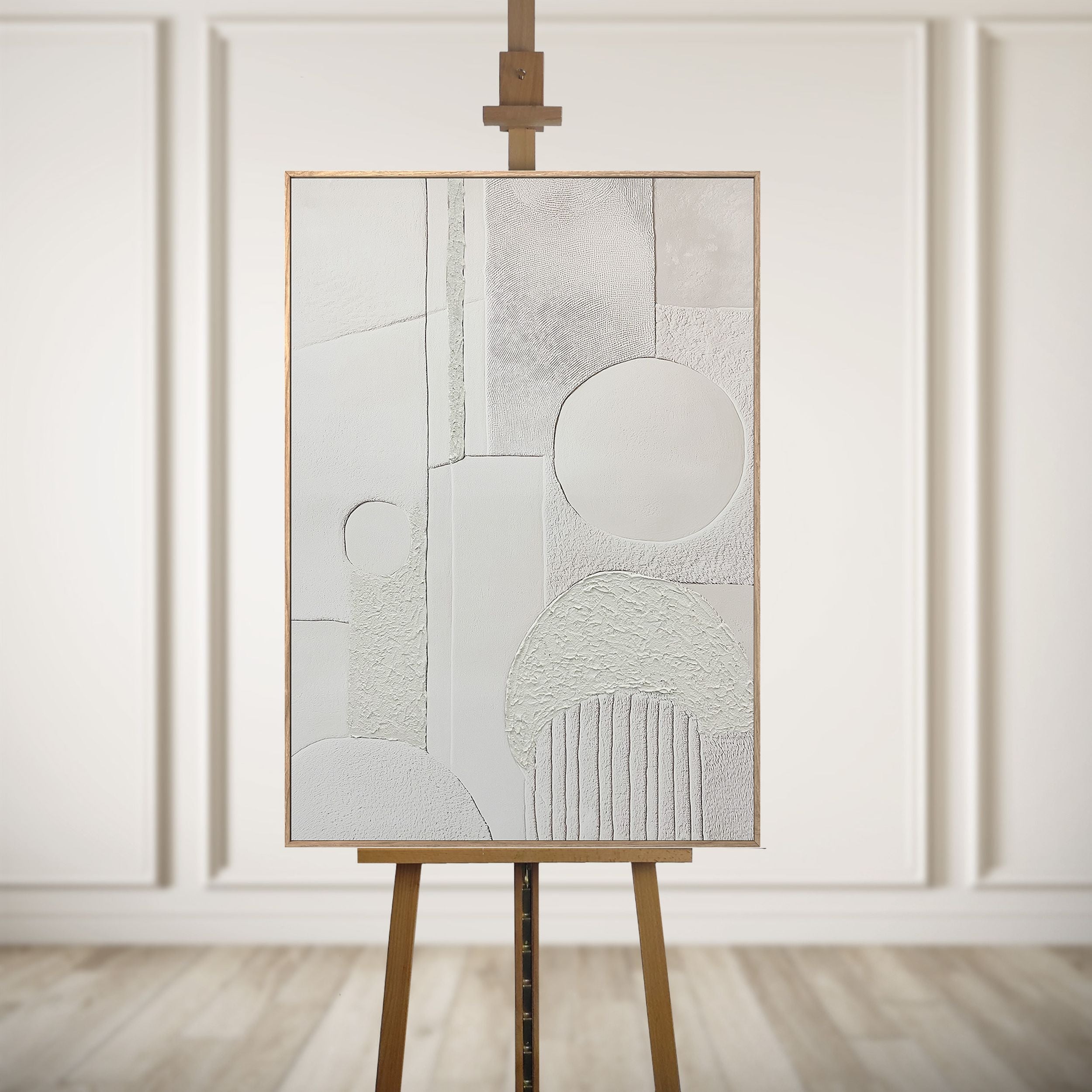 Obraz w ramie Landscape 100x70 cm z ręcznie malowanymi elementami