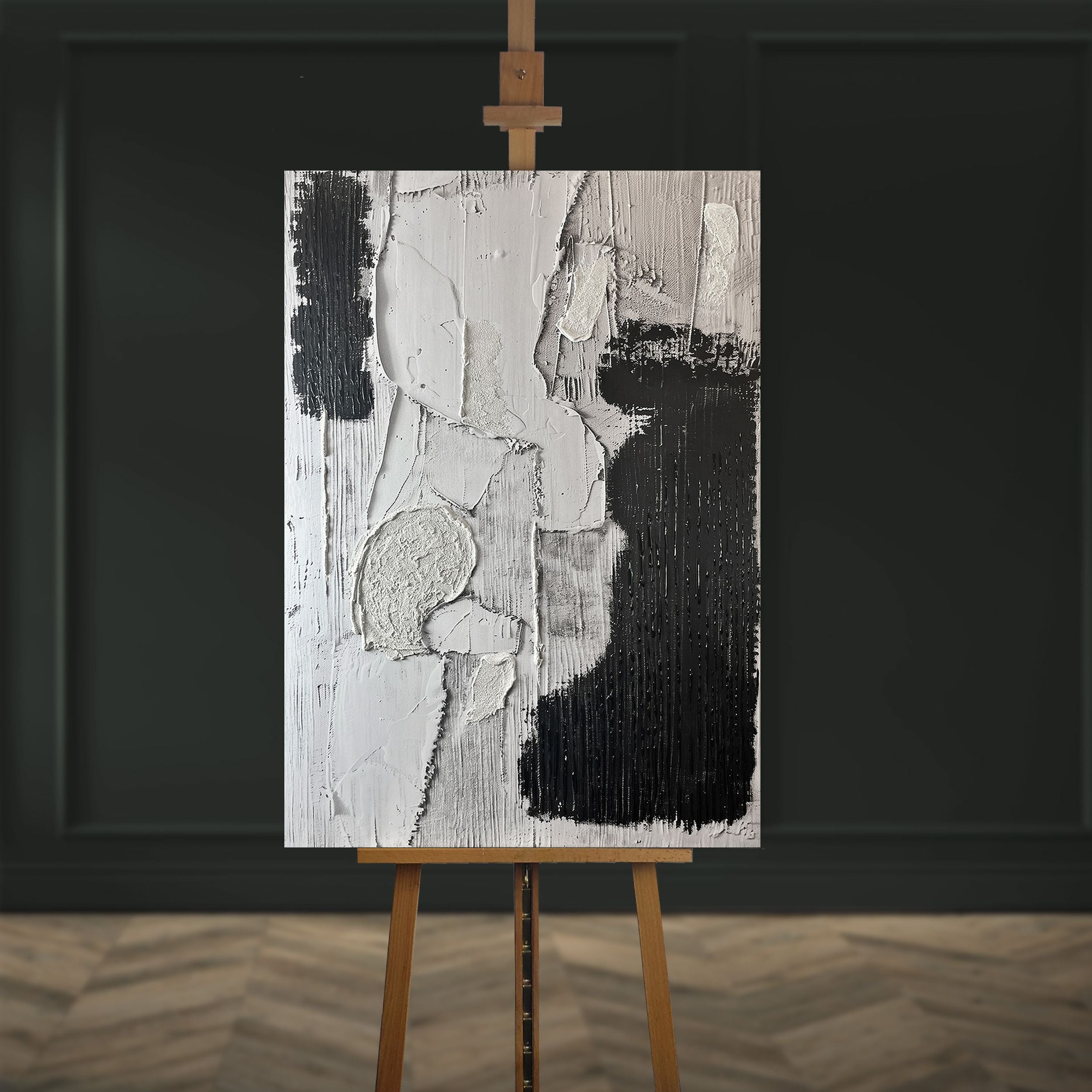 Obraz Touch 100x70 cm z ręcznie malowanymi elementami