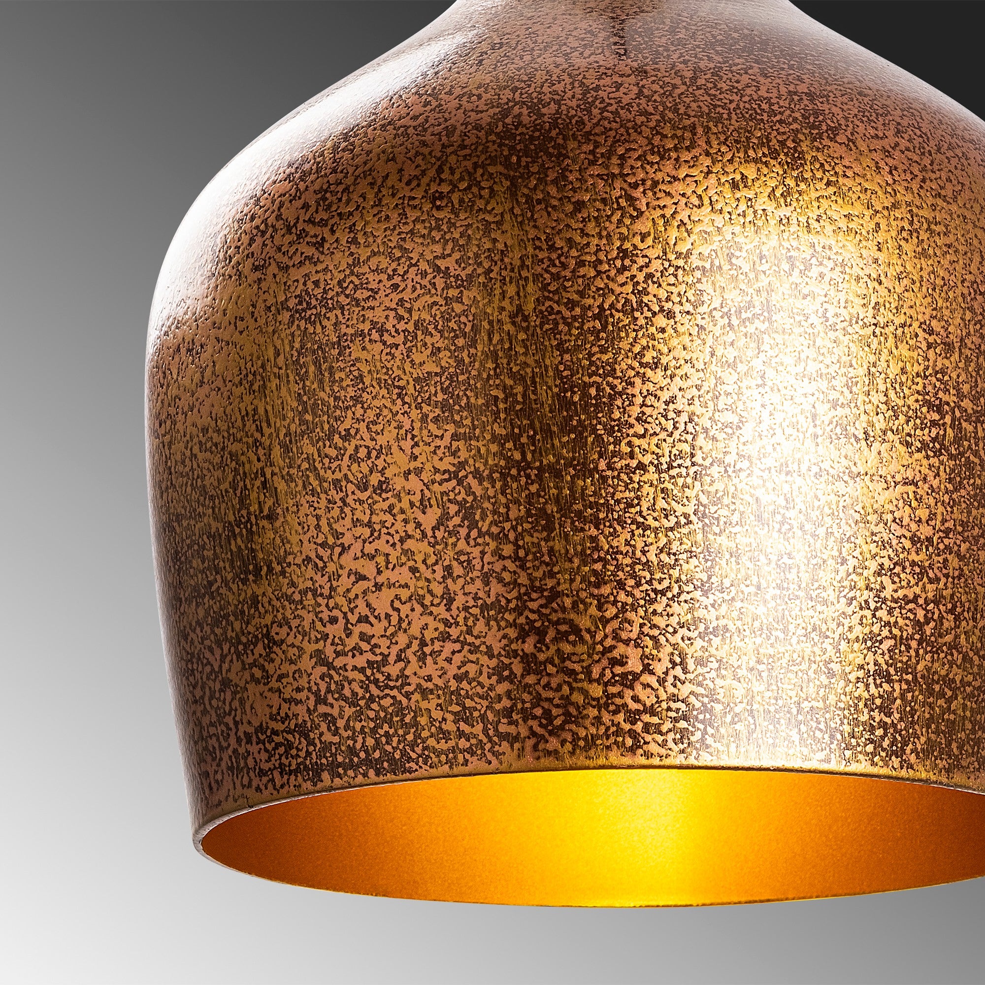 Lampa wisząca Diviks miedziana