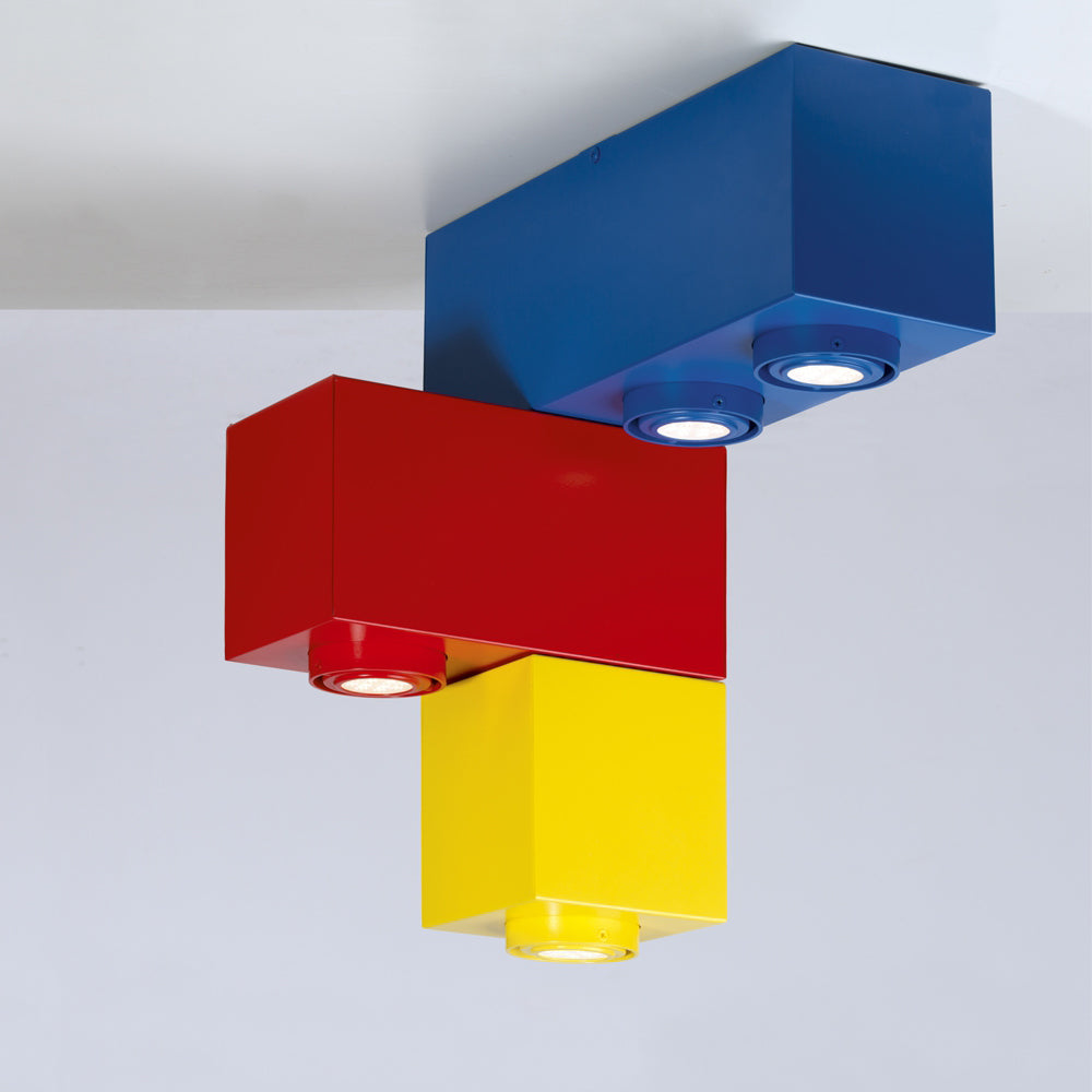Lampa sufitowa Boxie x2 LEGO czerwona
