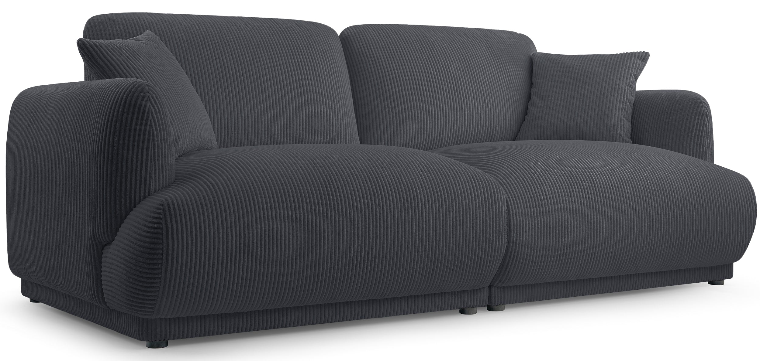 Sofa trzyosobowa Chacco grafitowa sztruks
