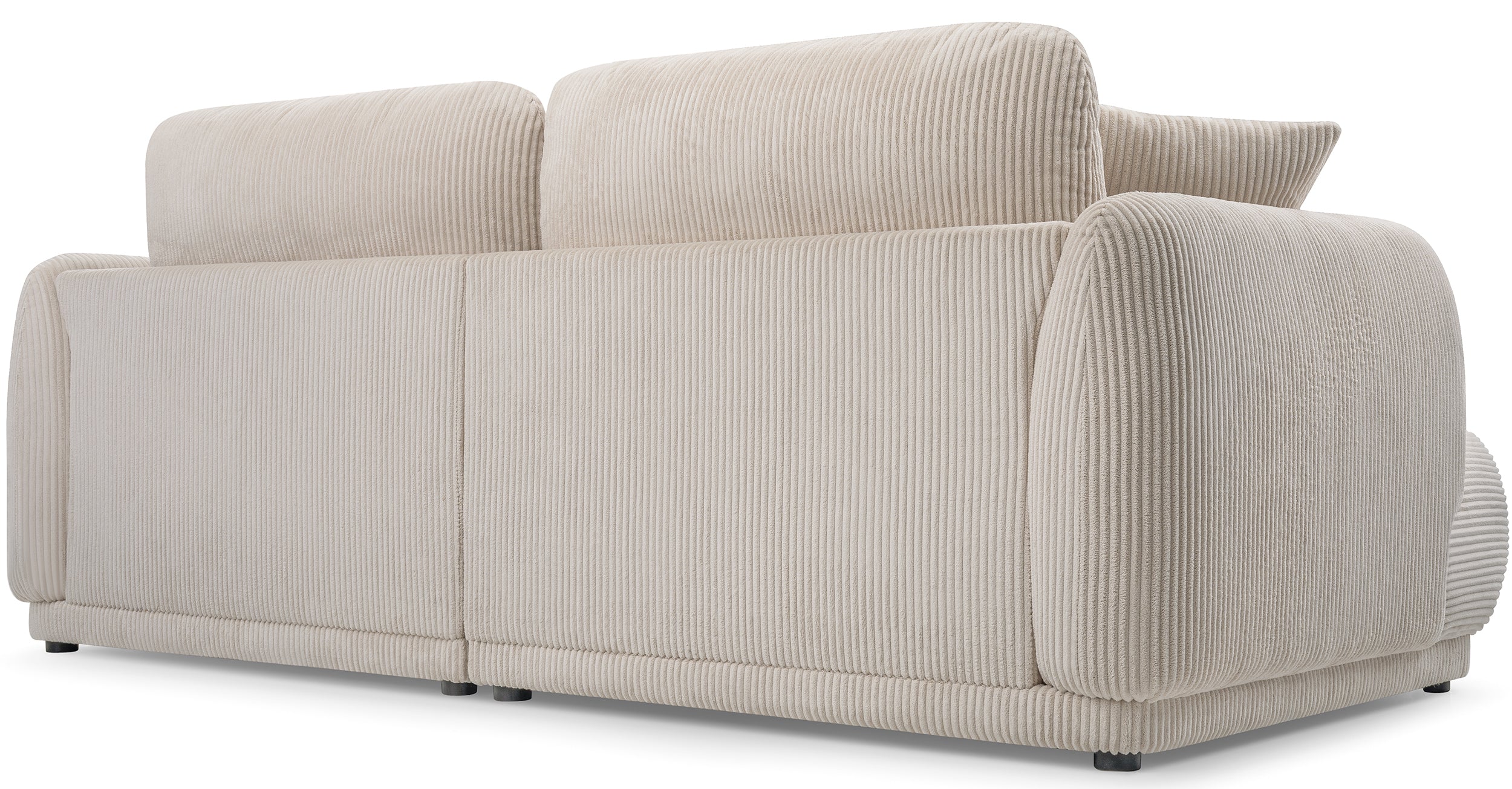 Sofa trzyosobowa Chacco jasnobeżowa sztruks