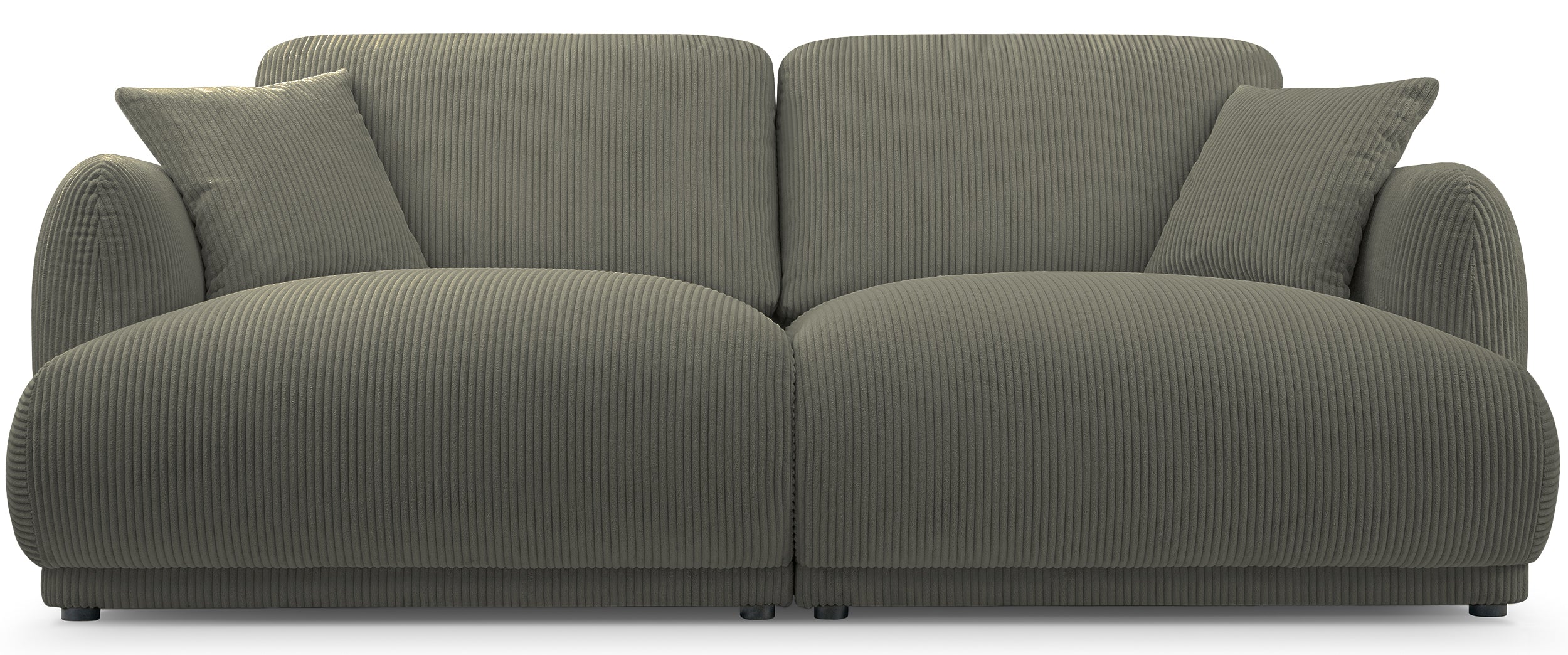 Sofa trzyosobowa Chacco oliwkowa sztruks