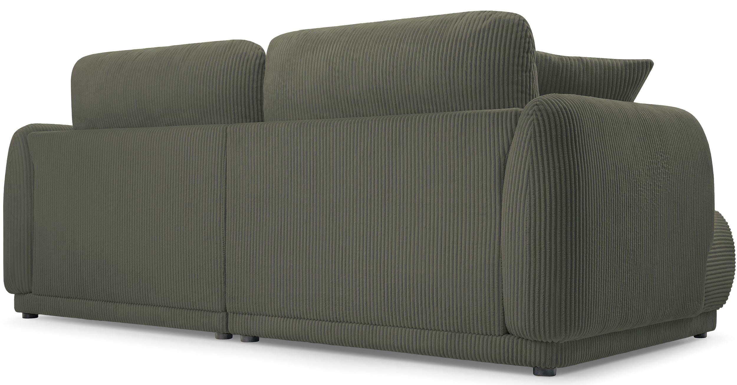 Sofa trzyosobowa Chacco oliwkowa sztruks