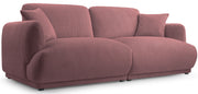 Sofa trzyosobowa Chacco różowa sztruks