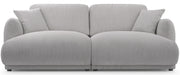Sofa trzyosobowa Chacco jasnoszara sztruks