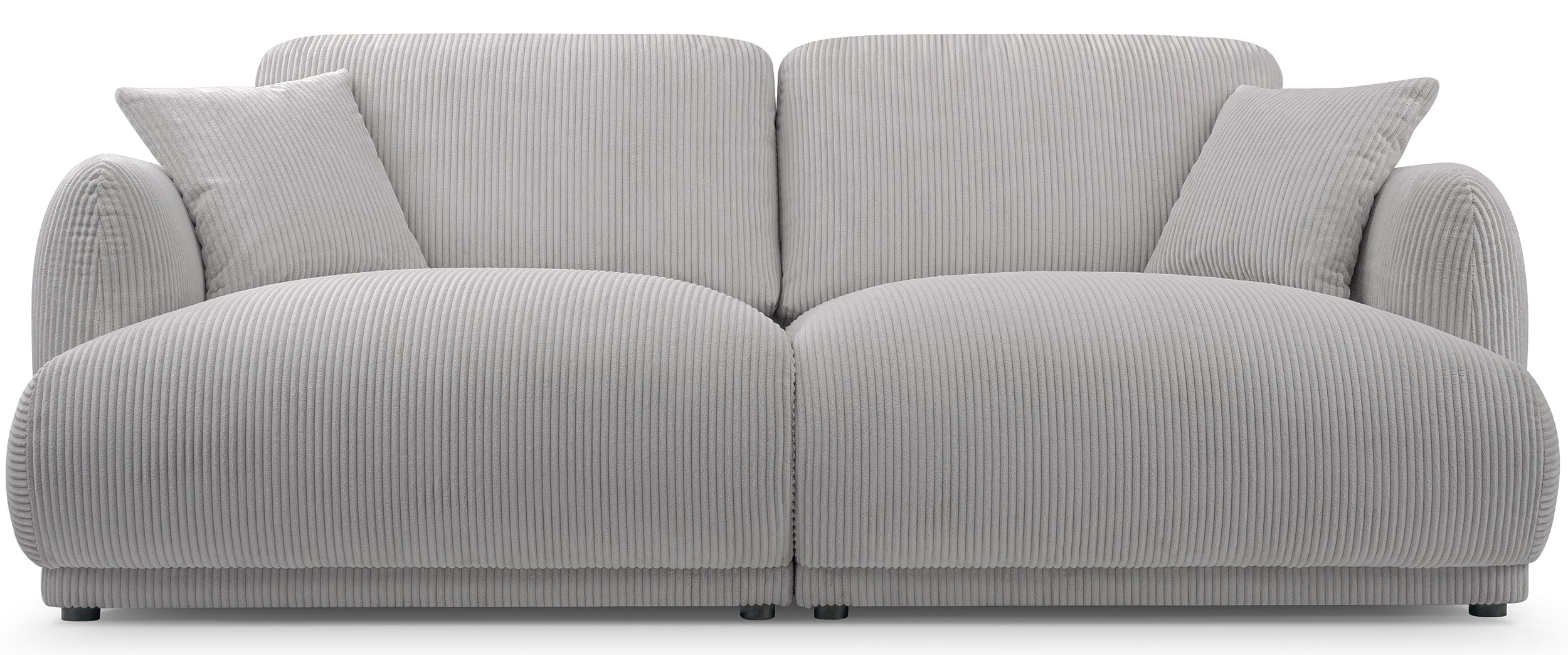 Sofa trzyosobowa Chacco jasnoszara sztruks