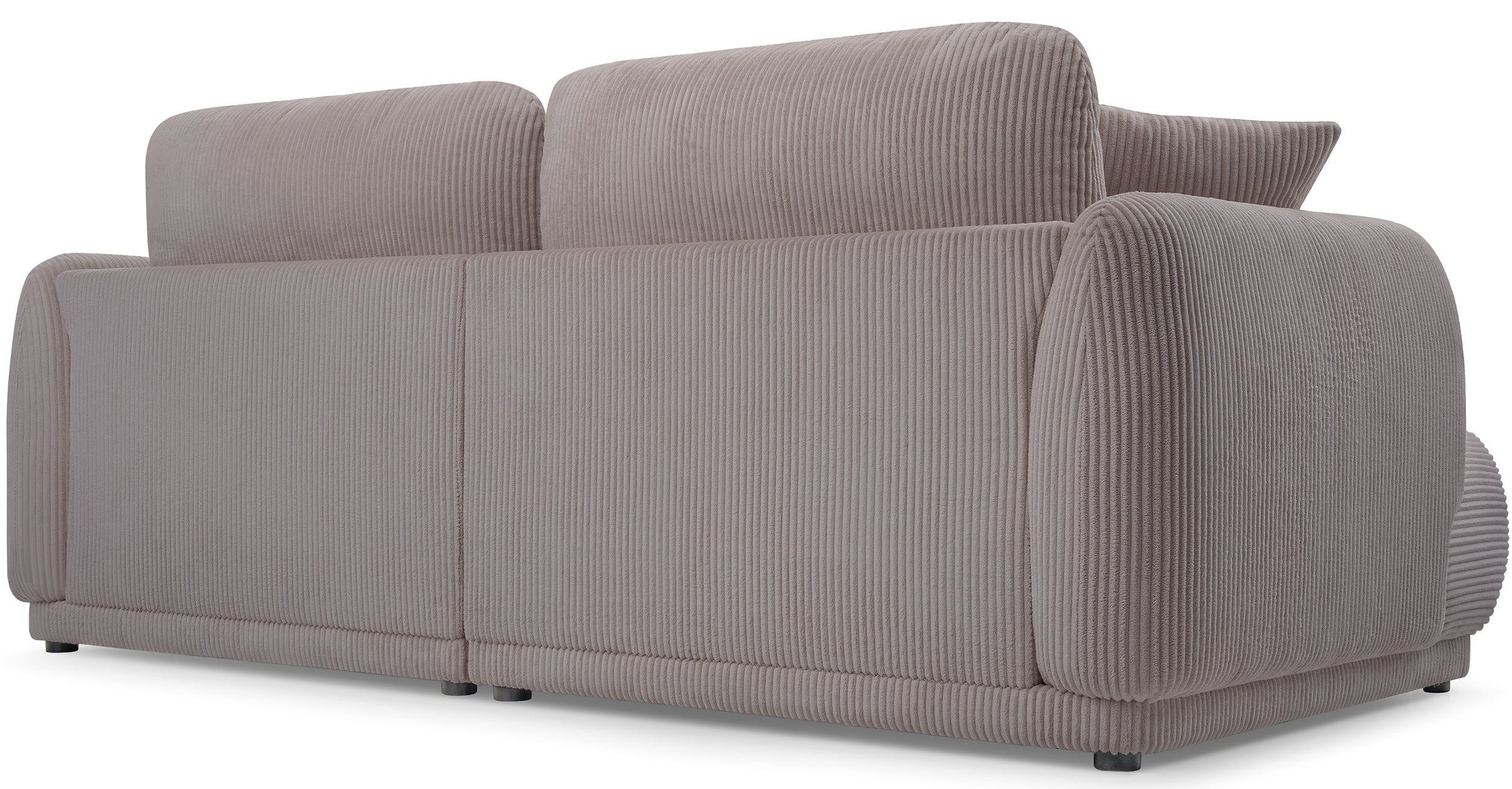 Sofa trzyosobowa Chacco ciemnobeżowa sztruks