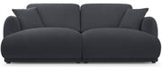 Sofa chacco grafitowa - tapicerka ze sztruksu
