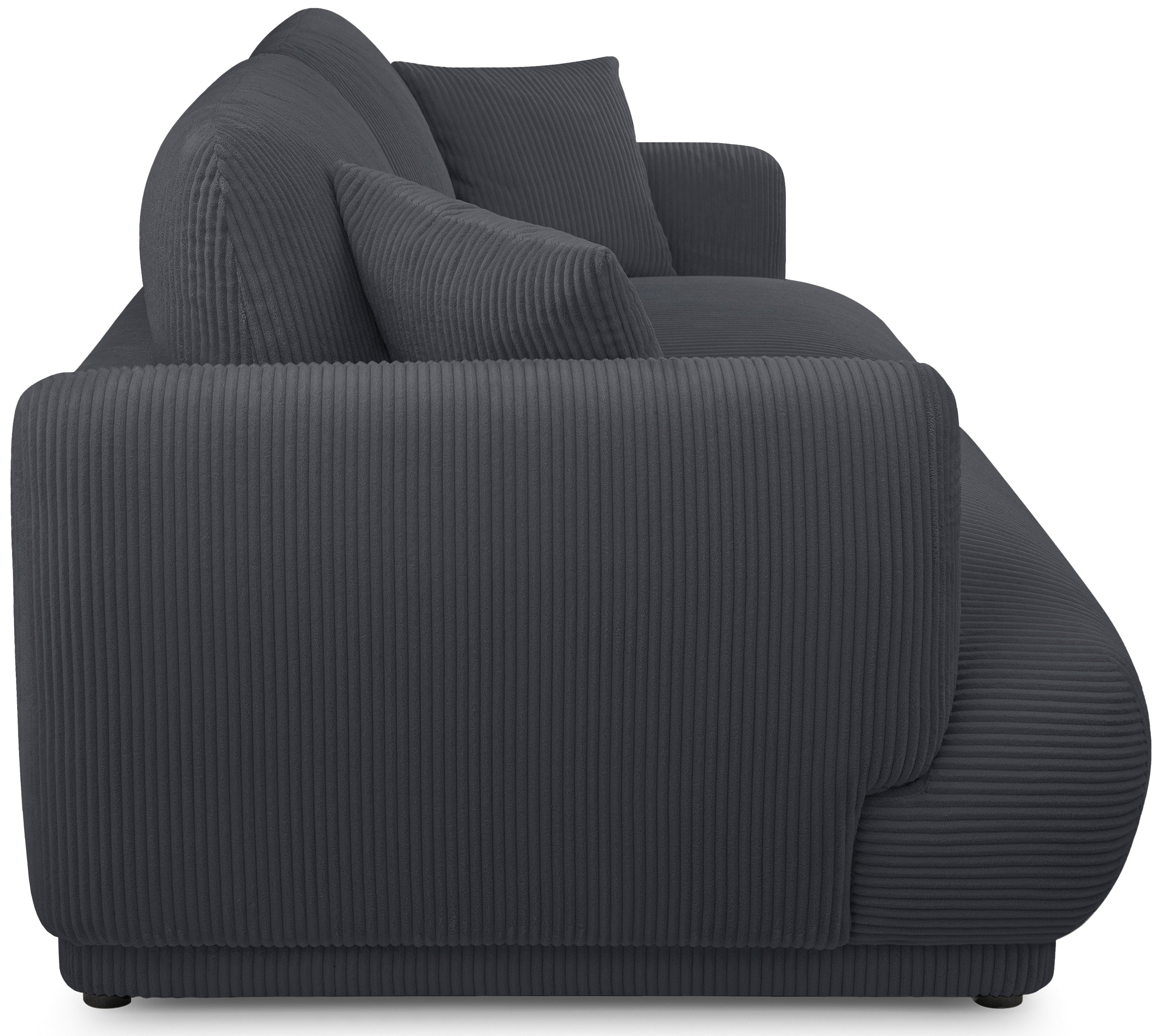Sofa trzyosobowa Chacco grafitowa sztruks