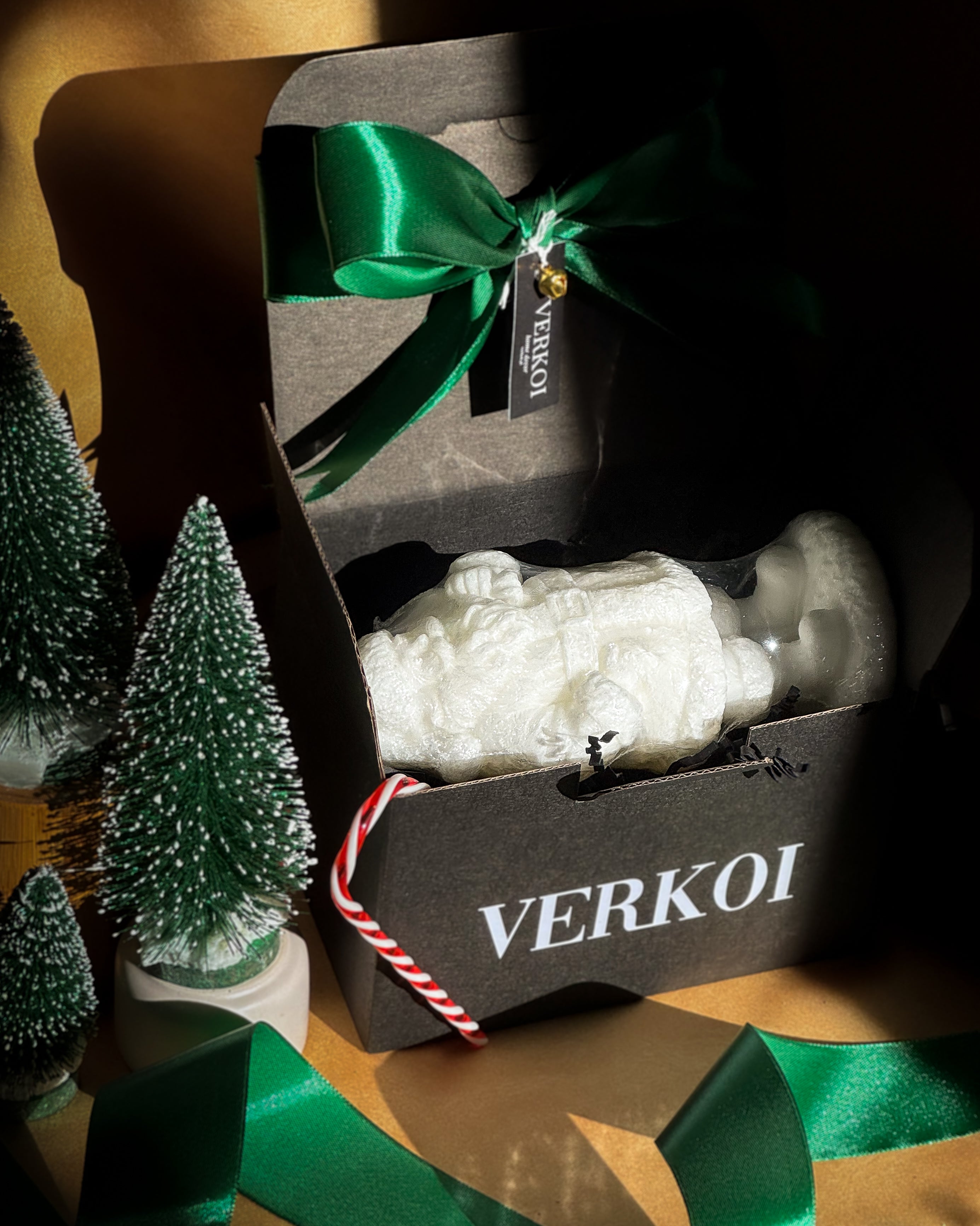 Świeca z wosku palmowego Christmas Santa Claus 300 g