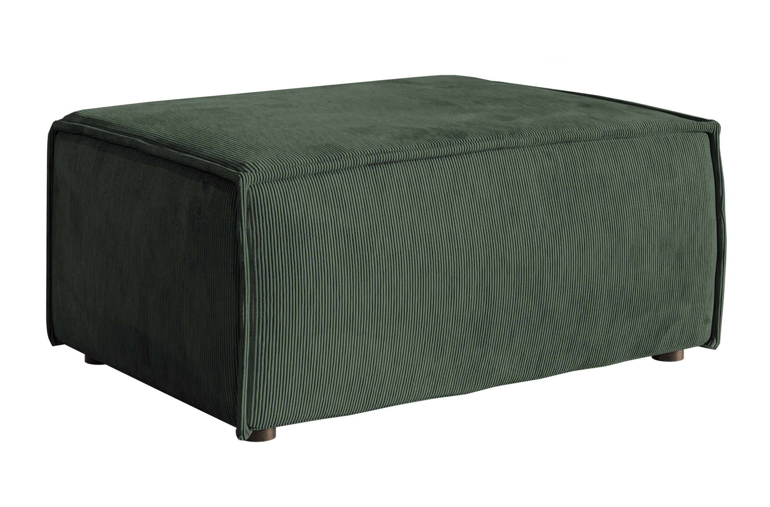 Pufa Copertino 65x90 cm zielona sztruks