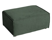 Pufa Copertino 65x90 cm zielona sztruks