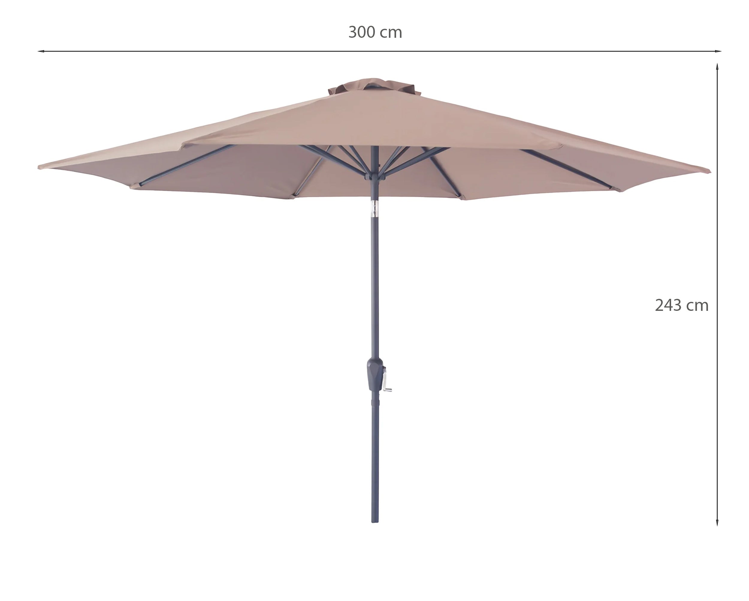 Parasol ogrodowy Clarring beżowy