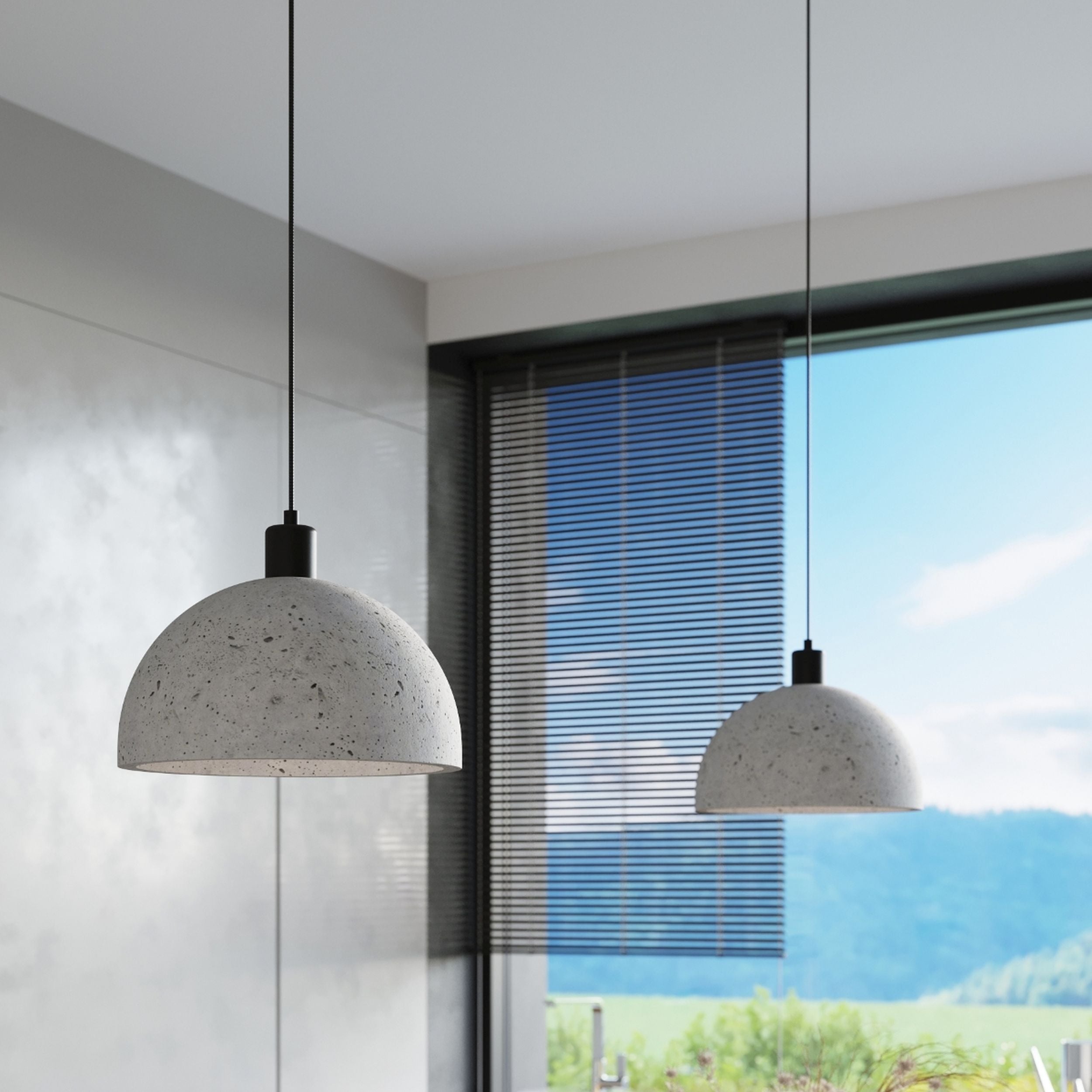 Lampa wisząca Cuffus beton