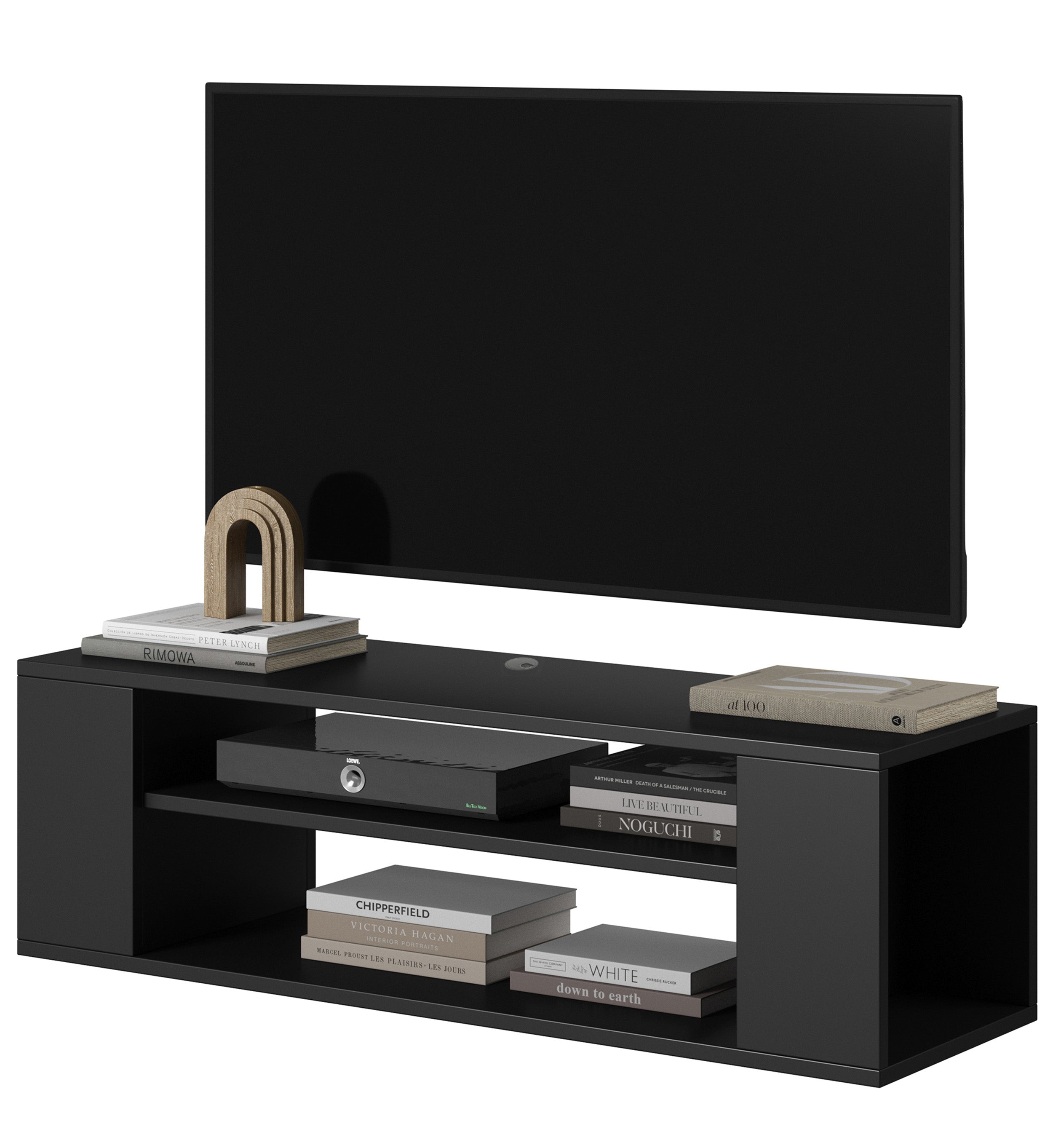 Szafka RTV Wall 100 cm Czarny