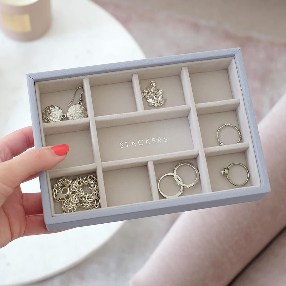 Szkatułka na biżuterię Pebble Mini Trinket Layer lawendowa