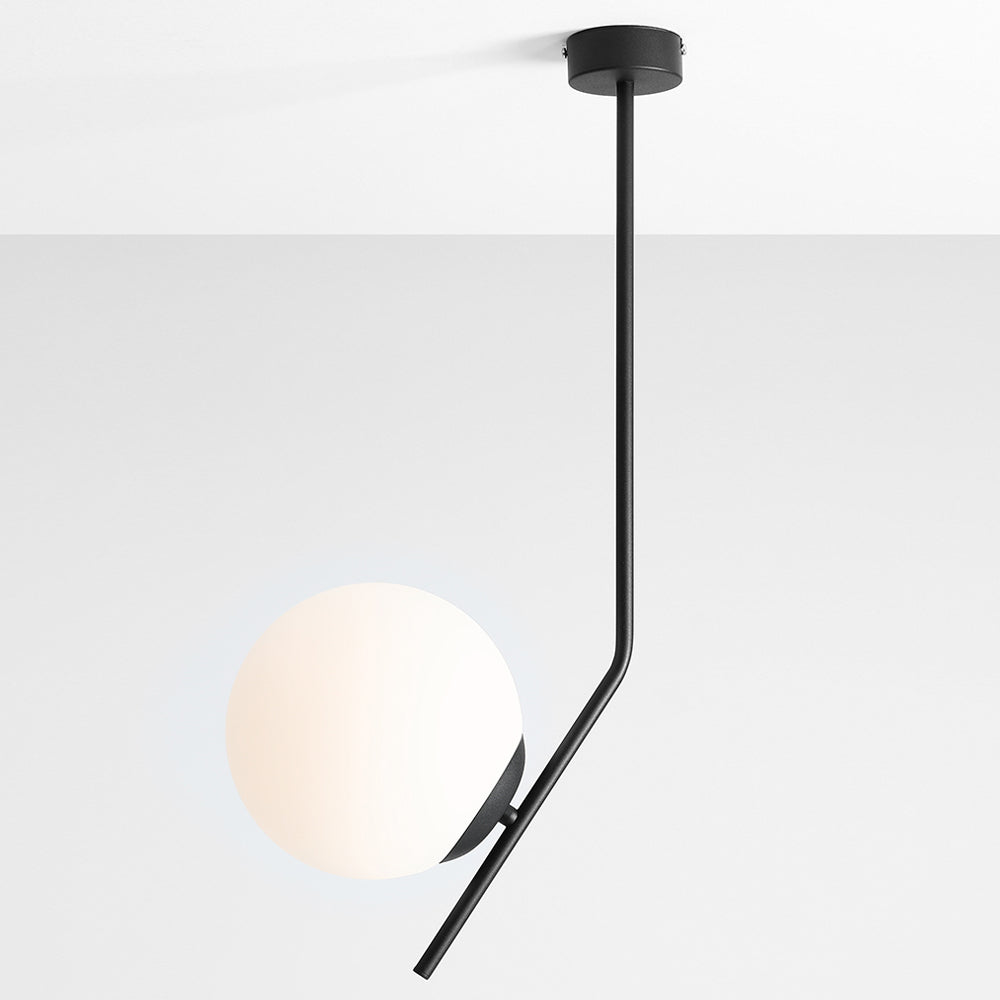 Lampa wisząca Pipeally 64 cm czarna