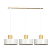Lampa wisząca Torie x3 80 cm biała