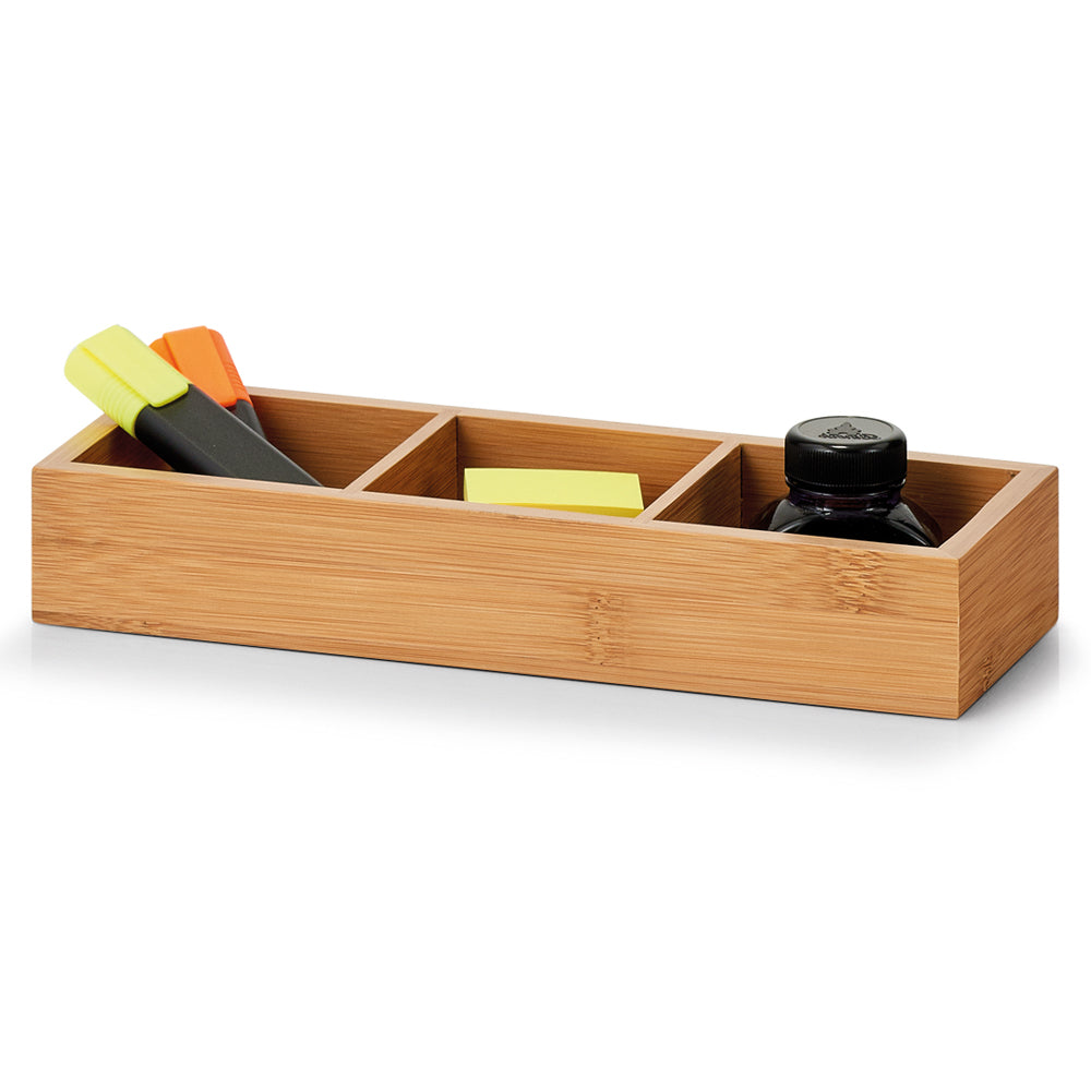 Pudełko bambusowe Wondle organizer z przegrodami