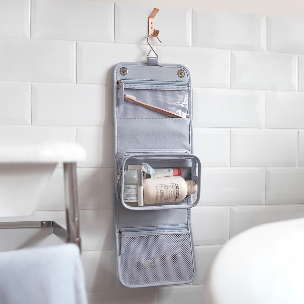 Organizer na biżuterię Hanging Washbag lawendowy