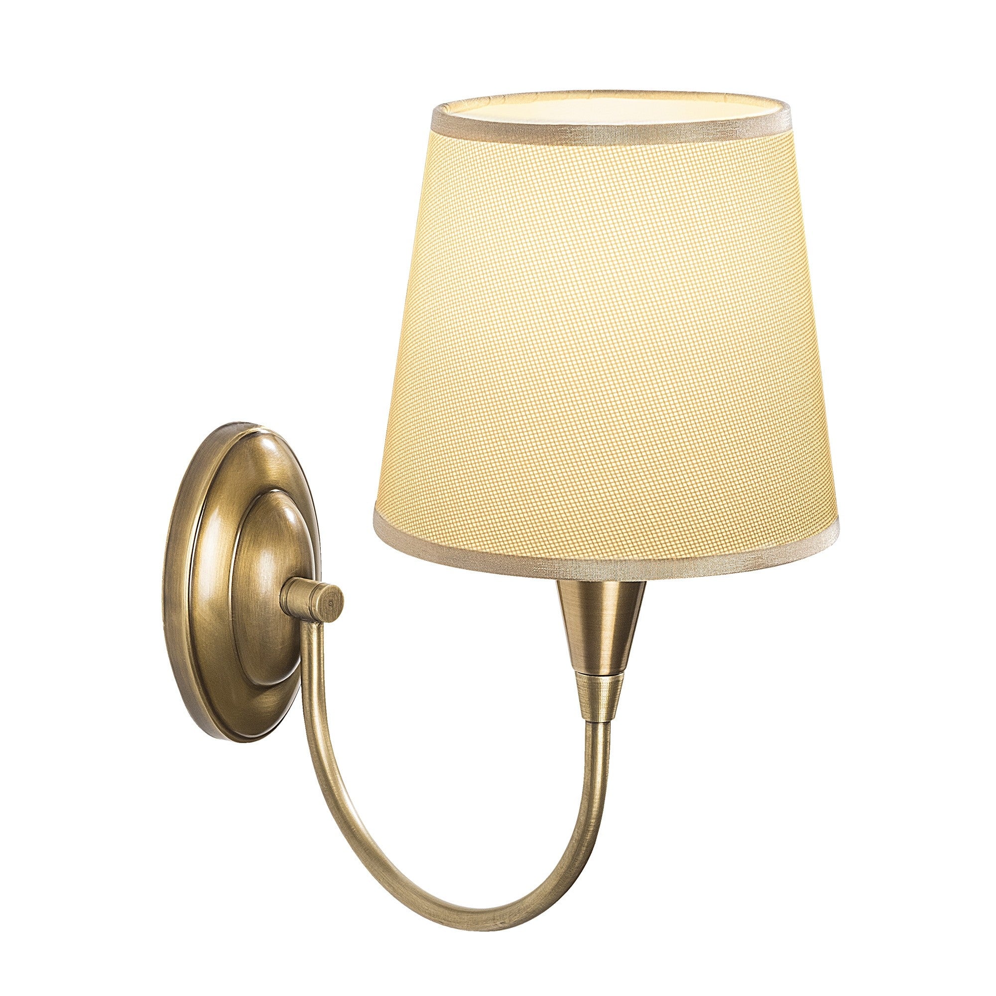 Lampa ścienna Ashlesha złota