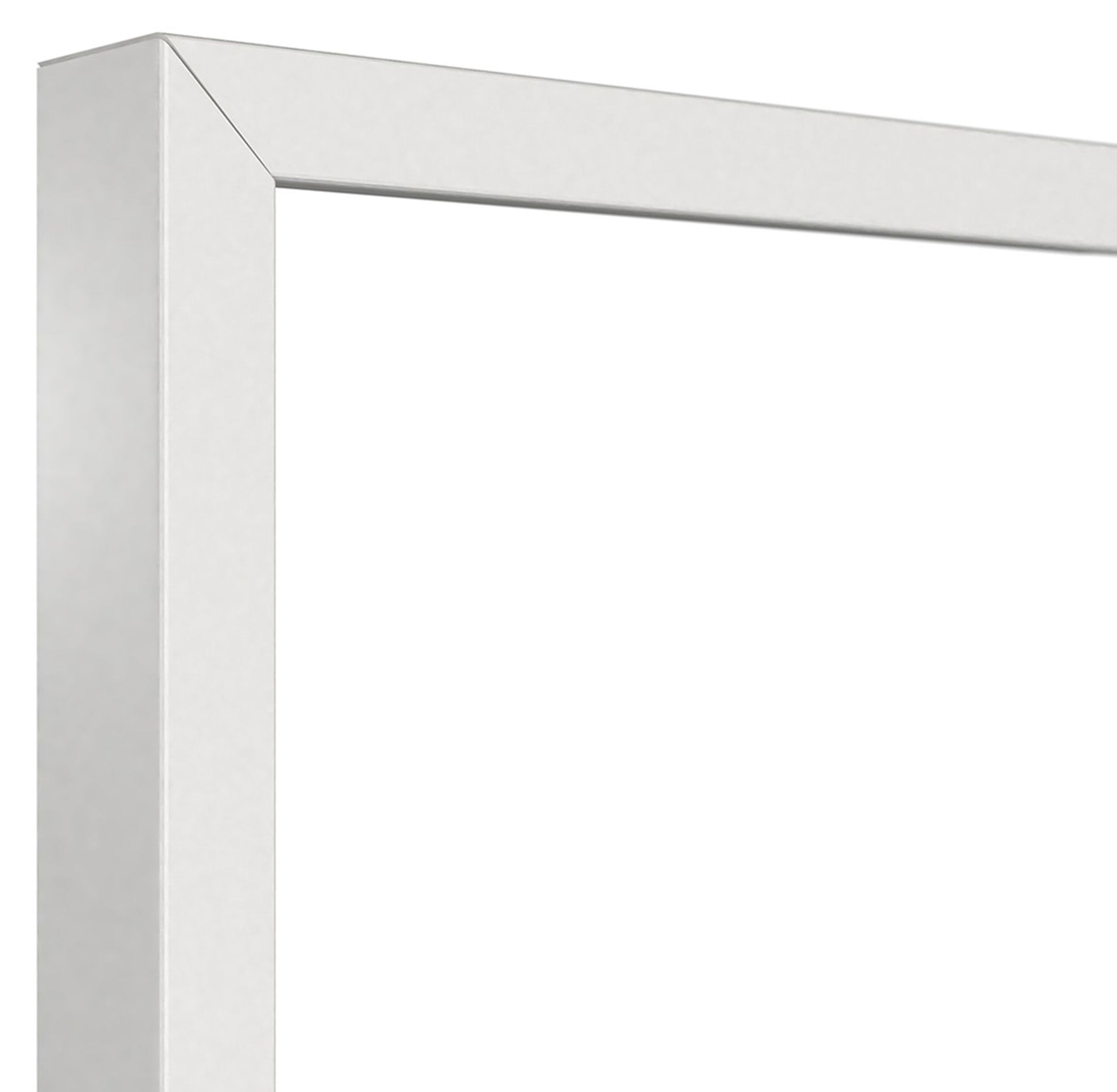 Lustro ścienne Dalone 142x37 cm białe