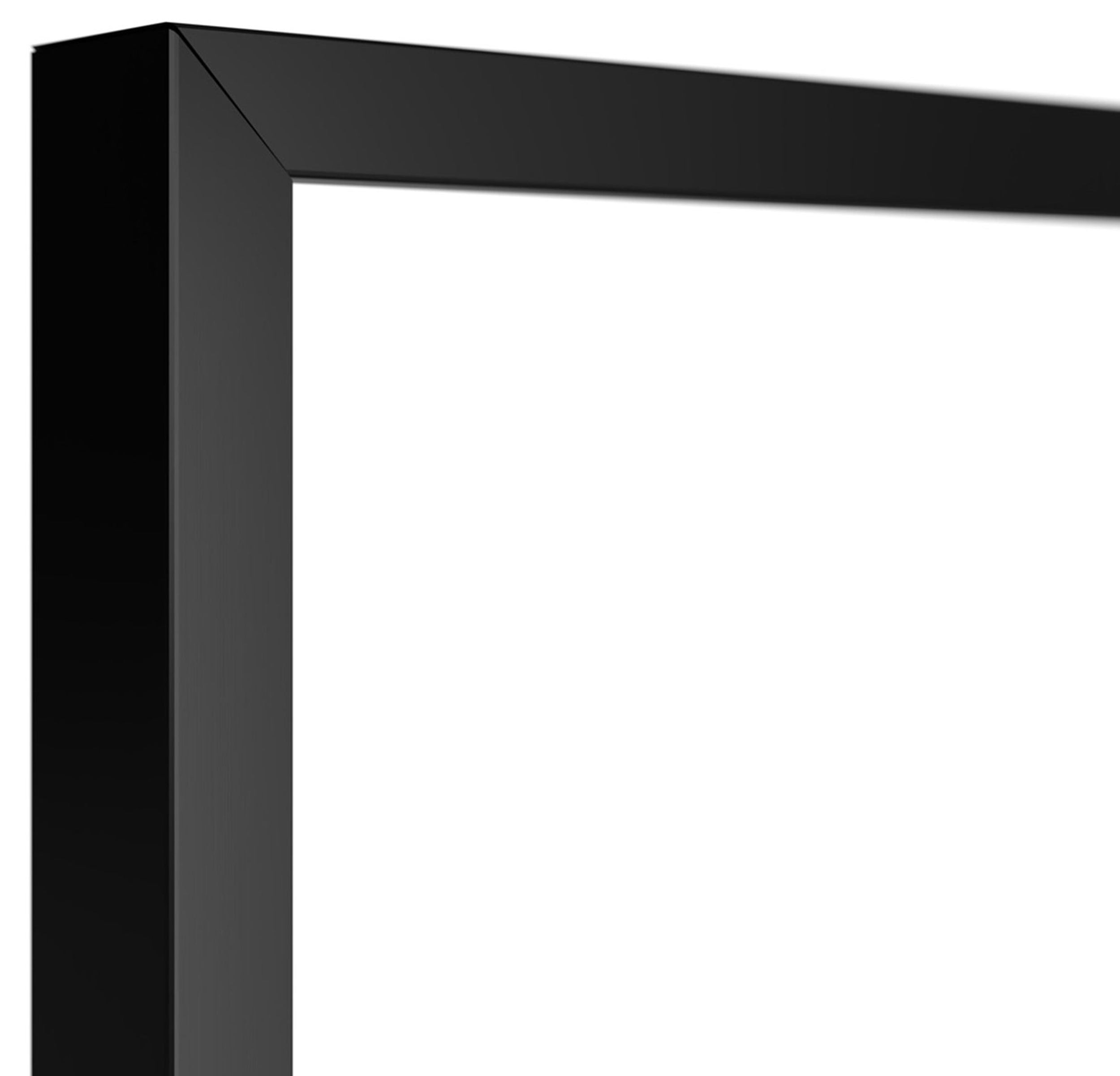 Lustro ścienne Dalone 142x37 cm czarne
