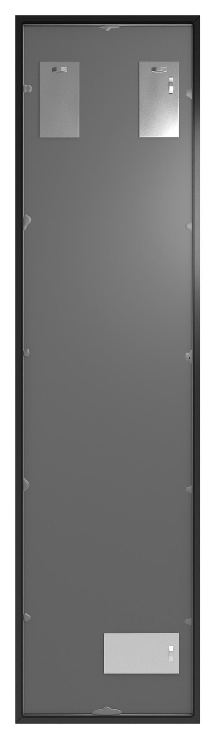 Lustro ścienne Dalone 142x37 cm czarne