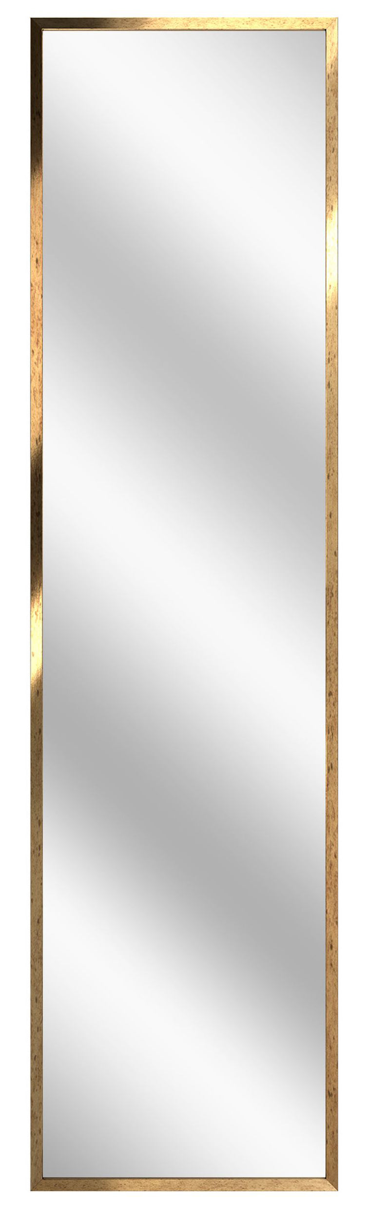 Lustro ścienne Dalone 142x37 cm stare złoto