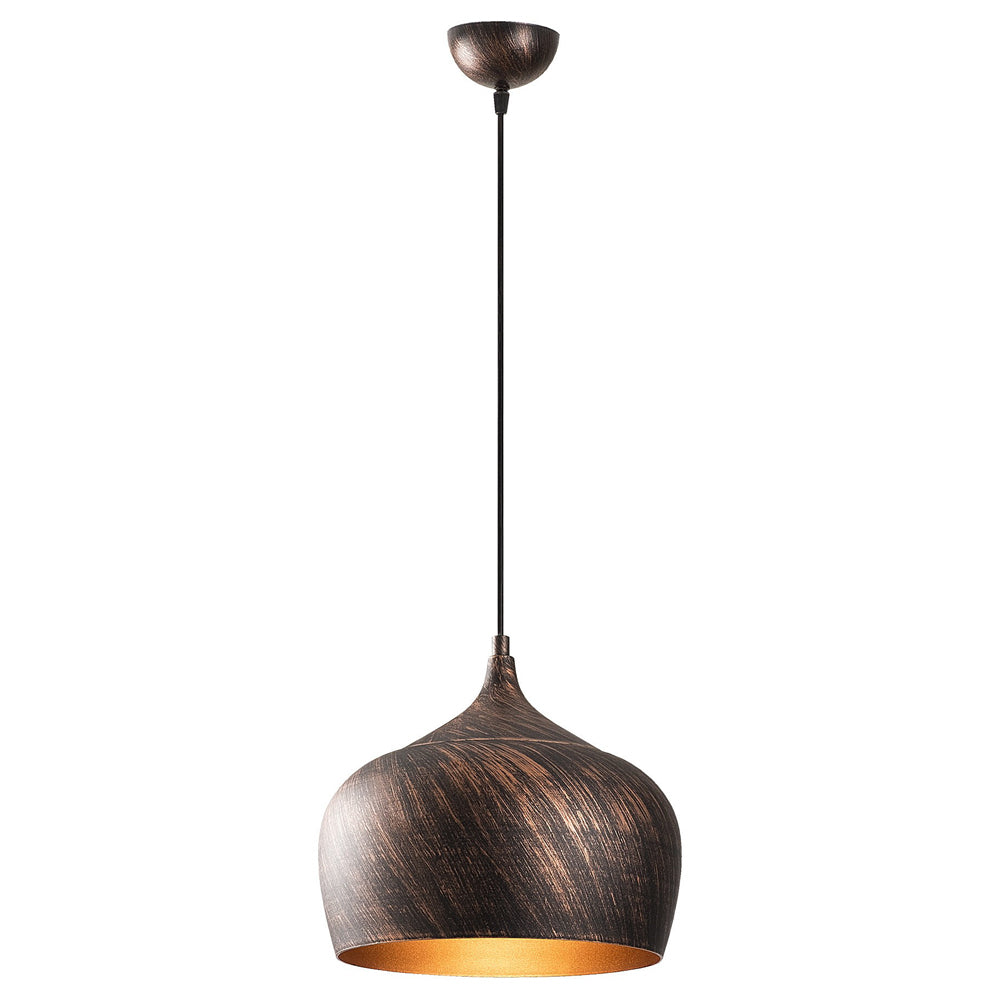 Lampa sufitowa Ardulace średnica 28 cm miedziana