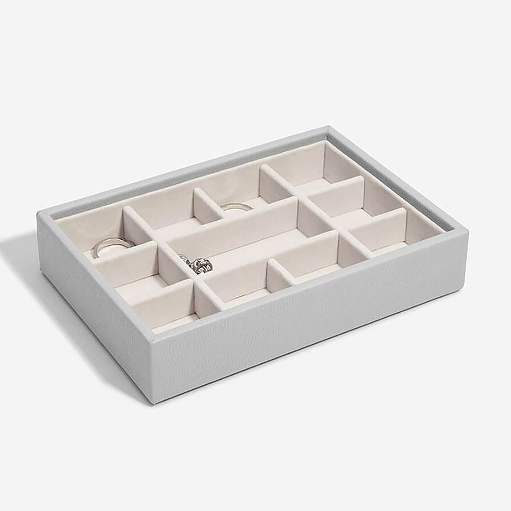 Szkatułka na biżuterię Pebble Mini Trinket Layer jasnoszara