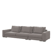 Sofa trzyosobowa Mia ciemnoszara szenil łatwoczyszczący